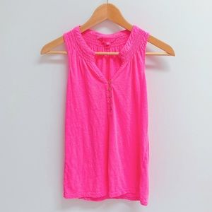 Lilly Pulitzer Esie Pink Sleeveless Tank Top XXS